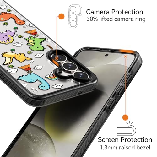 Coque Samsung Galaxy durable esthétique dinosaure 6,2 pouces - 3