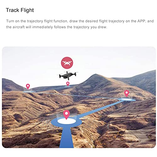 ZHCJH Drohne mit Kamera 4K-Drohne Dual-Kamera Optischer Fluss Positionierung WiFi FPV-Drohne Headless-Modus Höhe Halten… – Bild 5