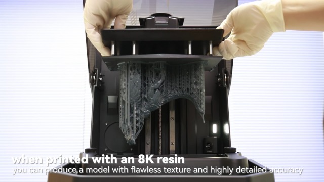 Image of ELEGOO Upgraded 8K Standard Photopolymer 3D Printer Resin 405nm UV-Curing Resin Best for 8K /12K /14K /16K Saturn MSLA DLP LCD 3D Printing Space Grey 1000G