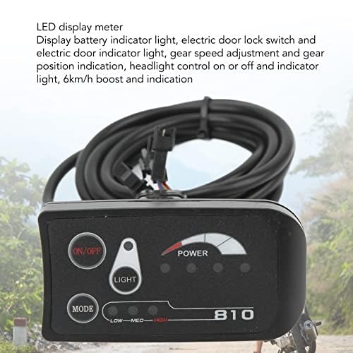 24V 250W 350W Kontroler silnika bezszczotkowego 810 Zestaw wyświetlacza LED do roweru elektrycznego i skutera Kontroler prędkości pojazdu do skutera