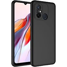 Spia Xiaomi Redmi 12C ile uyumlu K l f Siyah Lansman Kapak Orijinal Esnek Dayan kl  Darbe Kar t  Yeni Nesil Tasar m Xiaomi Redmi 12C, Siyah