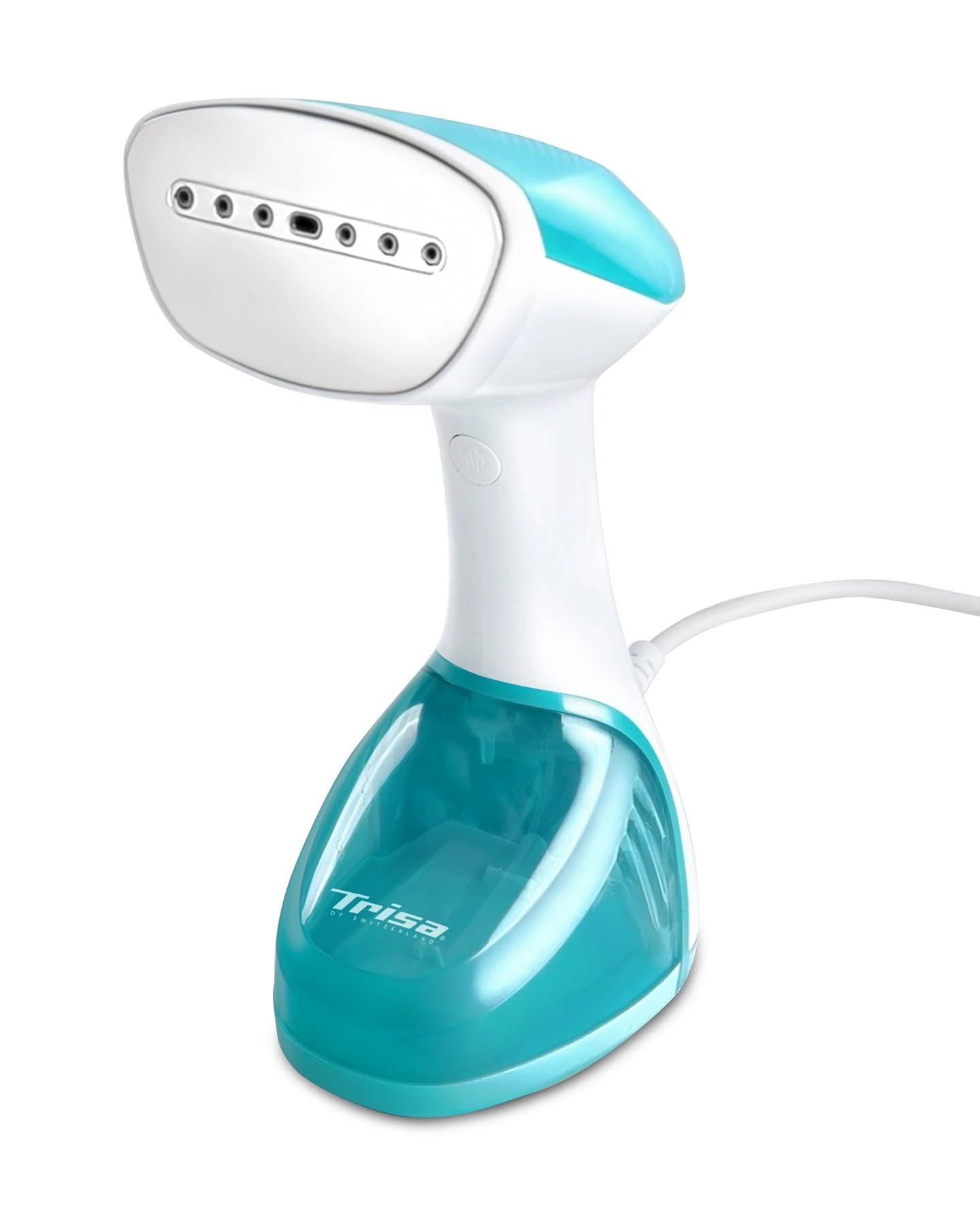 Trisa Silky Steam Dampfbürste 2000W, Edelstahlsohle, 300ml Tank, Türkis