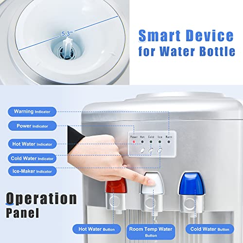 Dispensador de Agua con Fabricador de Hielo Integrado 27 lbs/día miniatura 6