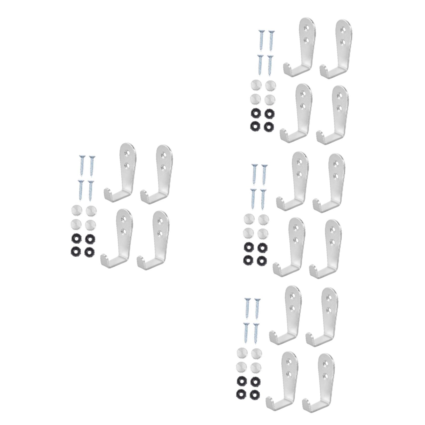 Operitacx Pared De Inoxidable De Colgar Llaves Y Toallas Cocina Y Dormitorio Resistente Y Funcional 4 Piezas X 4