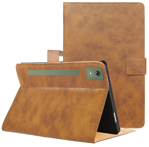 Image of Jkobi Flip Cover Folio Cover for Motorola Moto Pad 60 Pro 12.7 Inch (PU Leather | Multi-Angle Smart Stand | Card Storage Slots | Silicone Back Pouch)