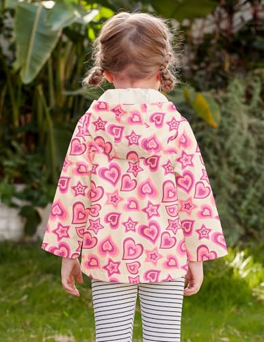 Image of Arshiner Girl Baby Kid Waterproof Hooded Coat Jacket Outwear Raincoat Hoodies