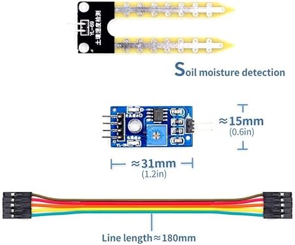 Toprak Nem Sens r  Arduino Higrometre Soil Moisture Sensor