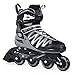 SMJ sport Pattini in linea da uomo 82A ABEC5 Fitness PW-150 grigio (44)