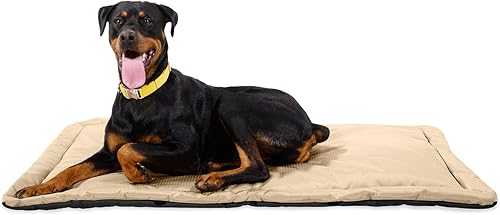 Miniatura 9 de K9 Ballistics Almohadilla resistente antidesgarros para jaula de perro, duradera, lavable, no se desliza, se adapta a jaulas de perros XS de 23 x 17