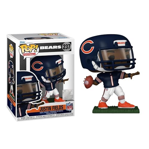 Funko POP! NFL: Bears - Justin Fields - Figura de Vinilo Coleccionable - Idea de Regalo- Mercancia Oficial - Juguetes para Niños y Adultos - Sports Fans - Muñeco para Coleccionistas y Exposición