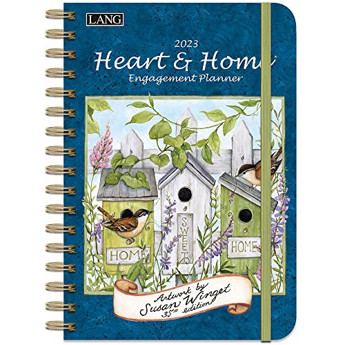 LANG Heart & Home® 2023 Spiral Engagement Planner (23991011085), Multi