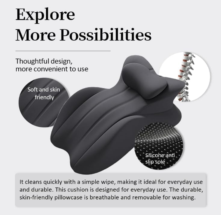 Sweet Spot Pillow, 27° Angle Perfect Position Couples Pillow, Perfect Instant Intimacy Pillows, Wedge Memory Foam Butt Cushion, Provides Waist and Neck Support (Pink)