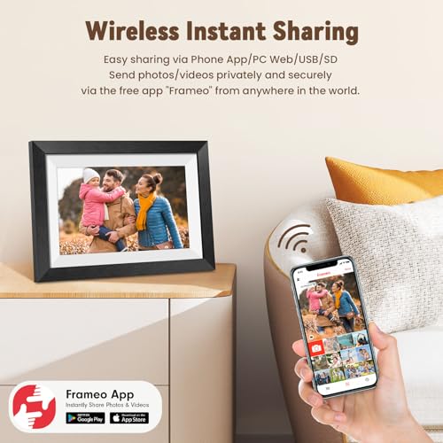 Digitalpictureframewifi101inchframeodigitalphotoframewithhdtouchscreen32gbmemorysharepicturesvideosinstantlymothersdaybirthdaygiftsforwomen Urban Country Home Decor Digital picture frame wifi 101 inch frameo digital photo frame with hd touch screen 32gb memory share pictures videos instantly mothers day birthday gifts for women urban country home decor