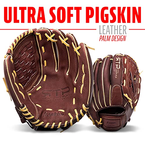Franklin Sports Baseball Gloves - RTP Pro Baseball Fielding Glove - Infield, Outfield Gloves - Image 5