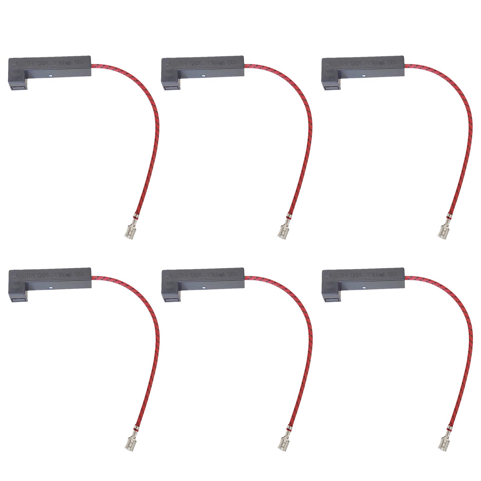 Xjdzineq 6PCS Replacement Fuses 0.8A 5KV, Protections for Microwave Ovens, Stable Component Microwave Oven Replacement Blend