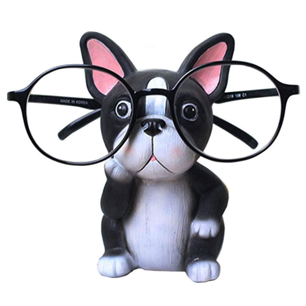 CTRLZS Puppy Dog Glasses Holder Stand Eyeglass Retainers Sunglasses Display (Bulldog)