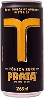 Tônica Zero Prata, Lata 269ml Águas Prata QS1LL Sabor Água Tônica Zero 200ml