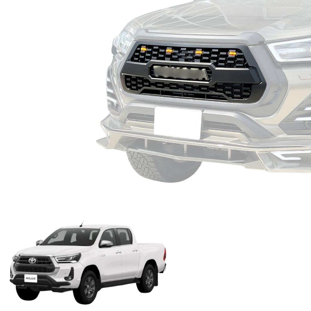 Amazon | GI☆GEAR 純正バンパー専用 TOYOTAレターグリル LEDマーカー 