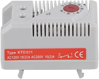Mechanical Thermostat, 0-60 Adjustable Normally Close Temperature Controller Switch(KTO011)