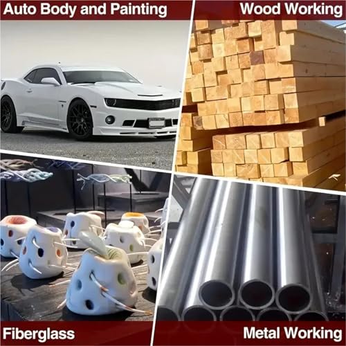 Lija autoadhesiva en rollo de grano 60 para lijado de madera y metal 4