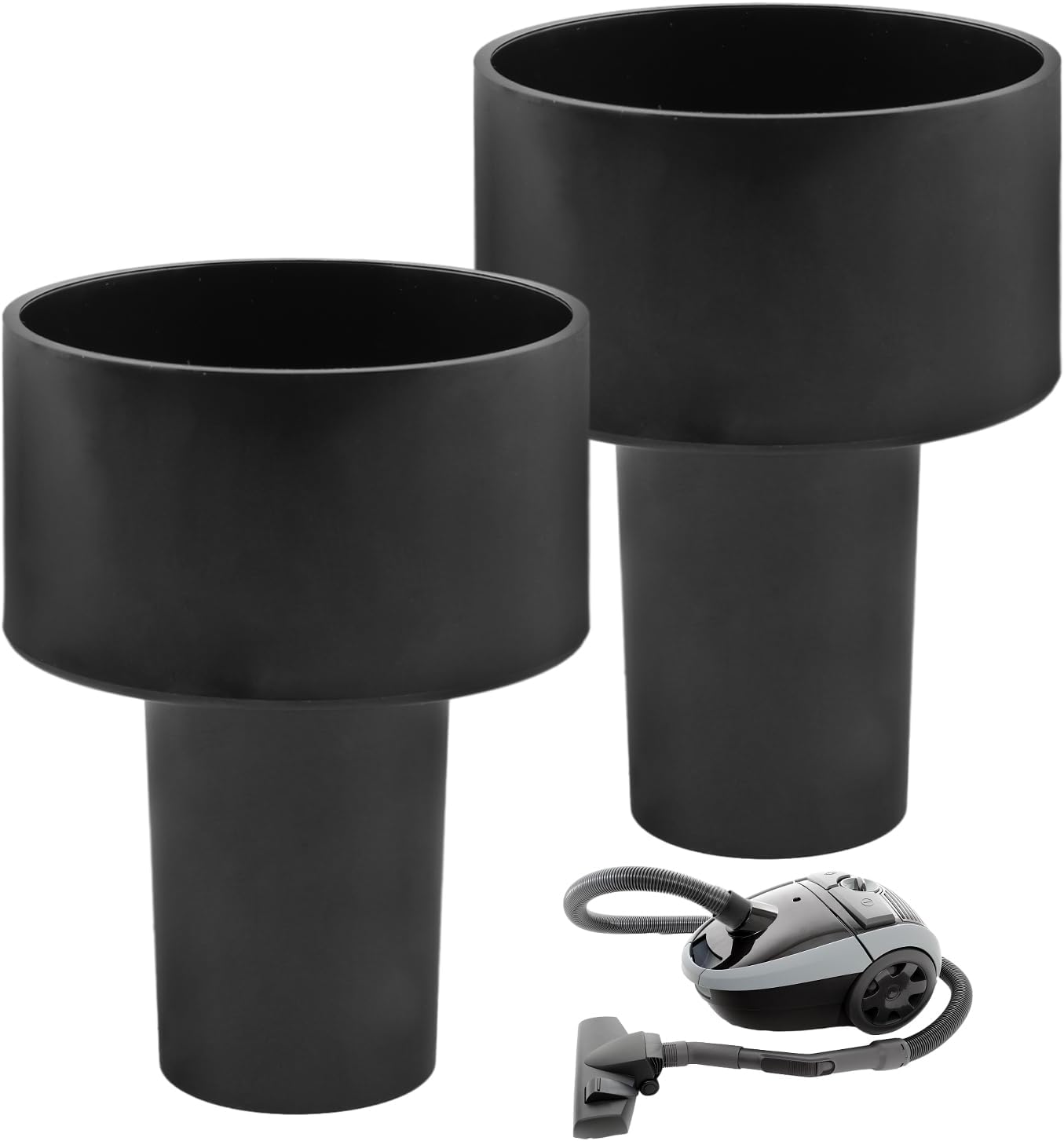 2 Pieces Vacuum Hose Adapter, Wet Dry Plastic Vacuum