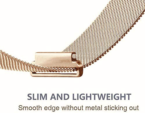 Image of Magnetic Milanese Metal Chain Watch Band - Adjustable Loop Strap | Compatible With Noisefit Endure Watch Only