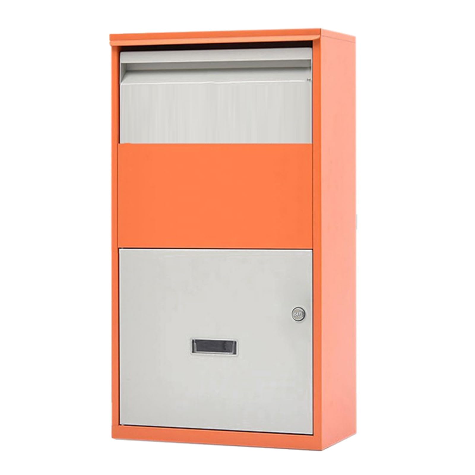 NQNFWCRJ Metal Mailbox with Combination Lock Standing Outdoor MailBoxes Waterproof Home Mailboxes with Shockproof Foam Padding Inside