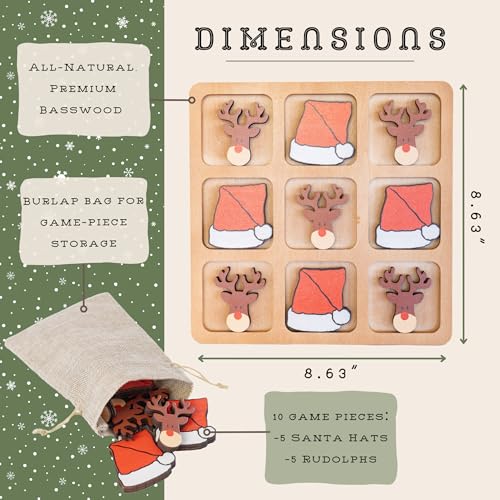 Christmastictactoegamesantavsrudolphholidaycoffeetabledecorversatilehomeaccentsnaturalwoodtictactoeboardforclassictwopersongames863inchestictactoetwowaystoplay  Urban Country Home Decor Christmas tic tac toe game santa vs rudolph holiday coffee table decor versatile home accents natural wood tic tac toe board for classic two person games 863 inches tic tac toe two ways to play  urban country home decor