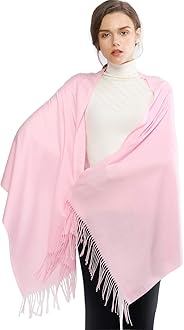 RIIQIICHY Women's Scarf Pashmina Shawls and Wraps for Evening Dress Bridesmaid Wedding Bridal Winter Warm Long Large Scarves