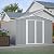 10x12 FT Outdoor Storage Shed with Lockable Double Doors, Aluminum Frame, Weatherproof with Frame Floor, Metal Tool Shed for Garden, Backyard, Patio, and Equipment Storage