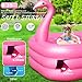 Inflatable Pool with Lights, Solar Flamingo Swimming Pool for Kids,Adults Inflatable Blow up Pool, Large Kiddie Pool,Durable Thickened Kids Pool for Backyard,Outdoor,100