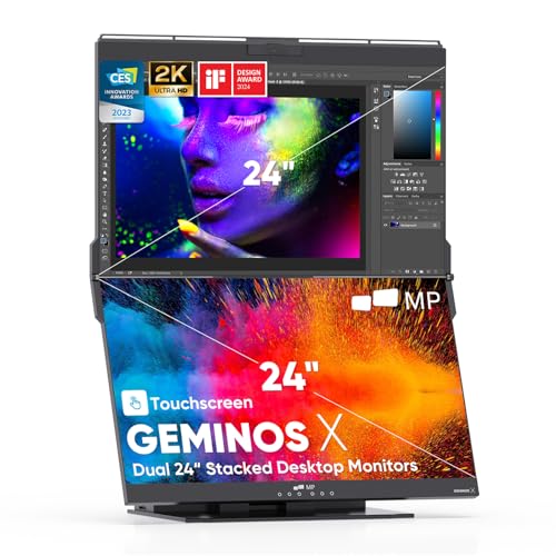 Geminos X タッチスクリーン デュアルモニター 24インチ 2画面 517-DlZcQHL.jpg