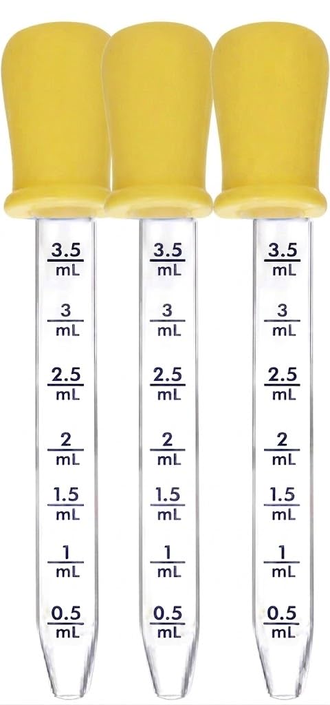 Medicine Feeder Set with Graduated Dropper and Spoon | Very Easy to Feed Medicine |for New Borns|2-48 Months (Pack of 1) (Yellow) (Pack of3)-image-27