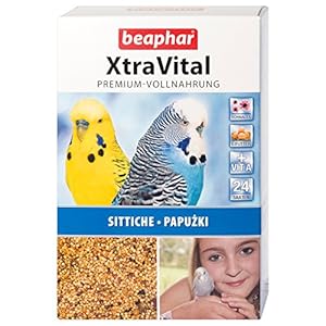 Beaphar xtrav Italiana periquitos Forro | Delicioso Forro para Loros | con Frutas & eifutter | con Echinacea & Vitamina A | 24 Diferentes Semillas Lugares | 1 kg