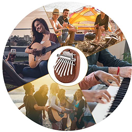 Mini Kalimba 8 touches, piano à pouce pour débutant, Kalimba instrument, Kalimba enfants avec lanière de transport… - Les Beatles, Paul McCartney, John Lennon, RIngo Starr, George Harrison Mini Kalimba 8 touches, piano à pouce pour débutant, Kalimba instrument, Kalimba enfants avec lanière de transport… – Image 8
