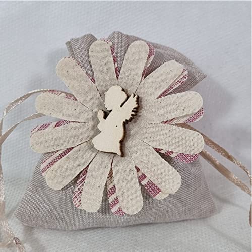 30 Sacchetti Comunione portaconfetti femmina fiore...