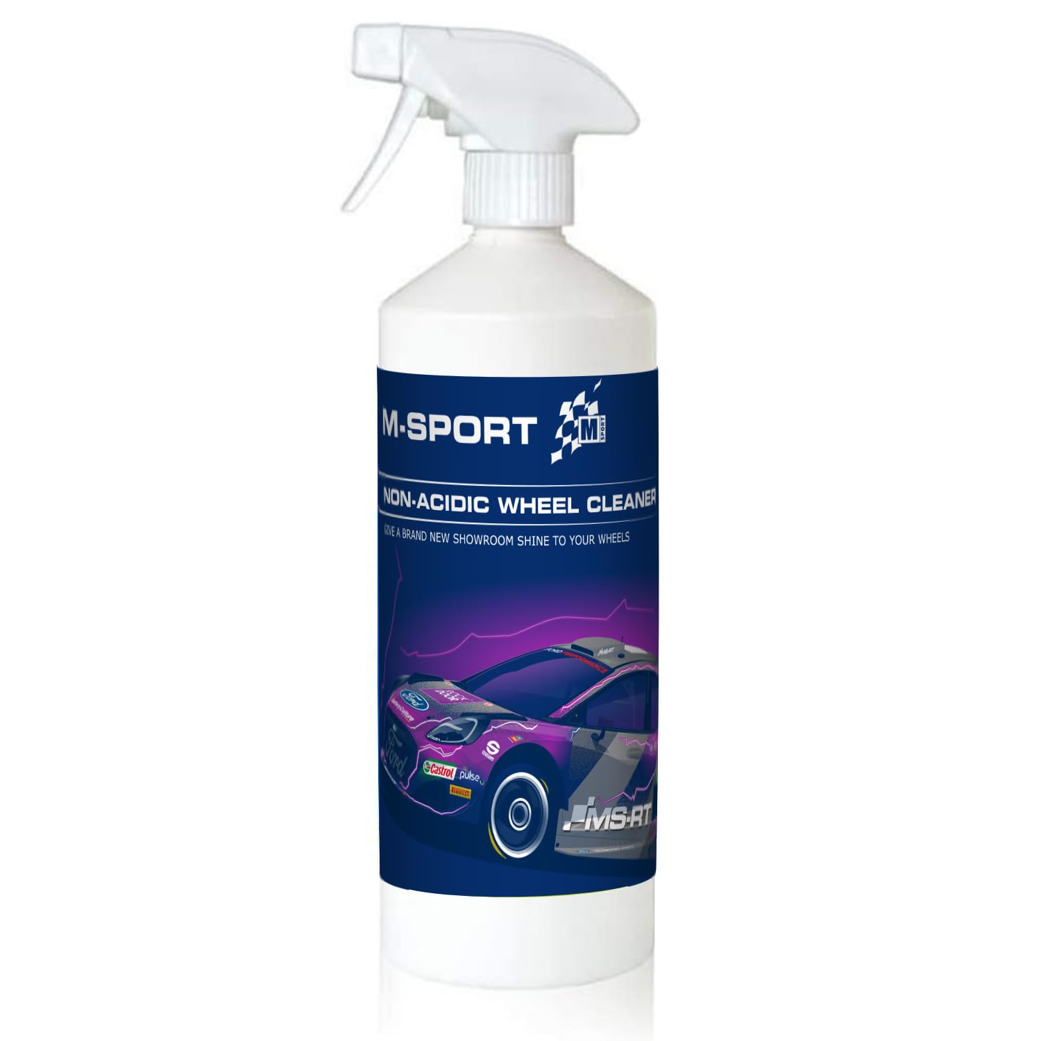 M Sport Non Acidic Wheel Cleaner 1L – Heavy Duty ACID FREE Formula – Suitable For All Wheels – Streak Free Finish – Powerful Brake Dust Remover