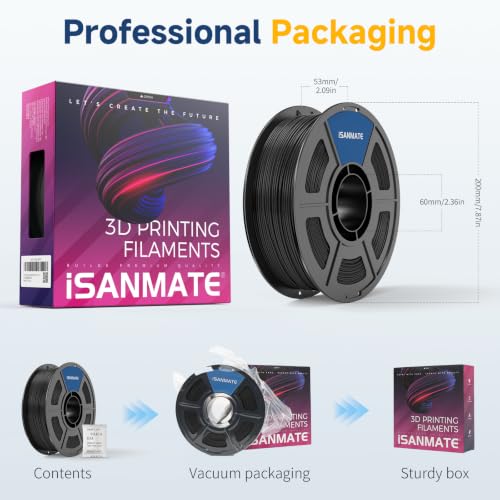 Image of iSANMATE Rebound 90A PEBA Filament 1.75mm for 3D Printer 1kg, White