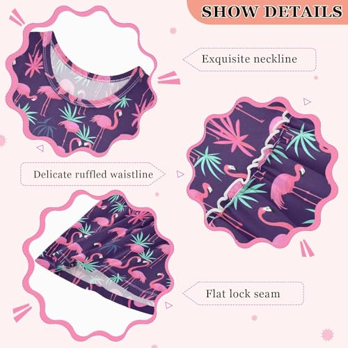 panksolu Girls Summer Dress for Kids Toddler Girl Beach Dresses Sleeveless Sundress for 2-8 Years2