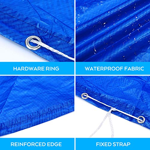Cobertor redondo Garneck 120 pulgadas para piscina miniatura 2