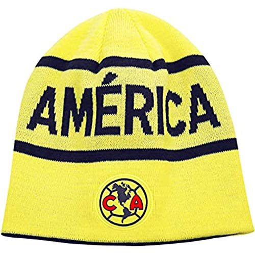 Icon Sports Unisex Adult Knit Warm Hat Mexicana De Fútbol Asociación Casual Active Sports Soccer Reversible Acrylic Beanie (CA46BN, One Size)