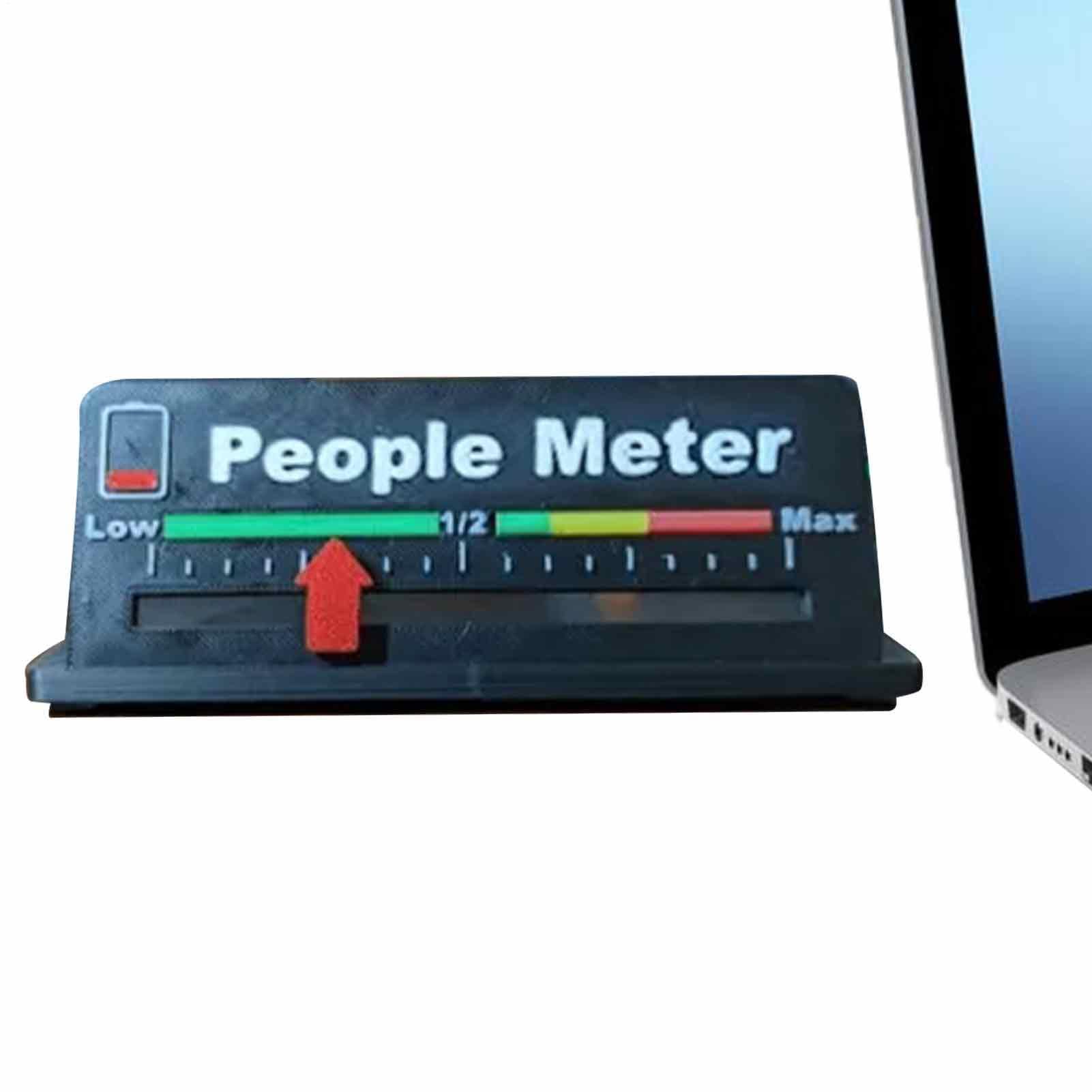 Kreative, soziale Batterie-Anzeige, interaktives Schreibtischschild mit Schieberegler für Stimmung, zur Dekoration von Haus und Büro