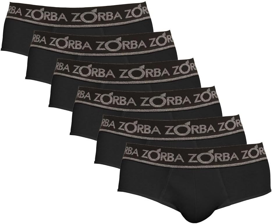 Kit 6 Cuecas Zorba Slip Comfort 674