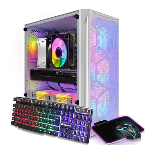 Image of STGAubron Gaming PC Desktop, GeForce RTX 2060 Super 8G, AMD Ryzen 7 Pro 2700 up to 4.1G, 16G DDR4, 1T SSD, WiFi 6, BT 5.0, RGB Fan x6, Windows 11 Home