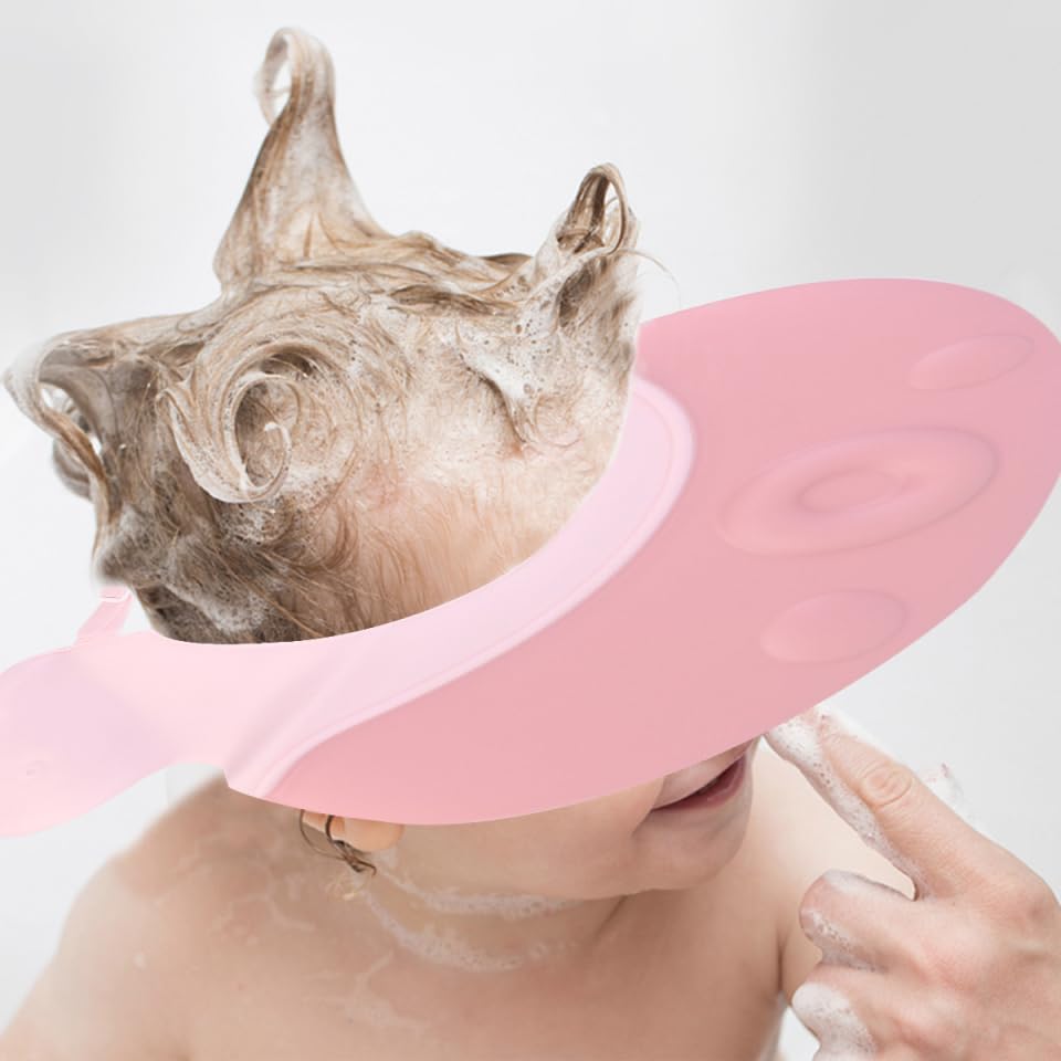 Miniatura 6 de Visera de ducha de silicona para adultos gorra de champú sin agua y sombrero de sol para casco