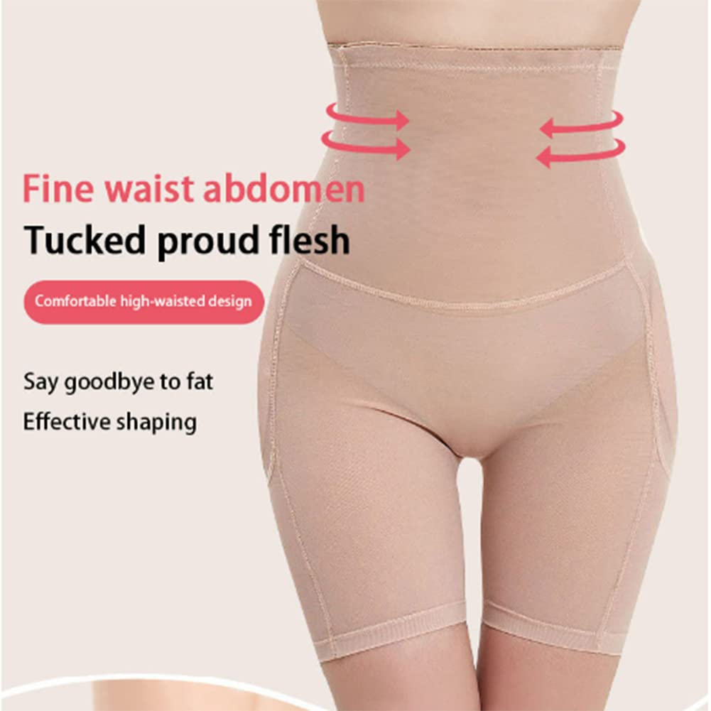 QHQQXN Damskie majtki modelują Butt Lifter Bezszwowe, wyściełane majtki z wysokim stanem Wkładka wyszczuplająca tył i biodra
