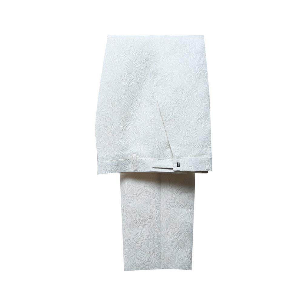 HOTK Uomo Abiti da Cerimonia Eleganti da Ballo con Risvolto Scialle in 2 Pezzi Jacquard su Misura