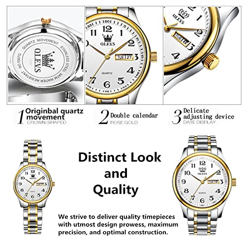 Image of OLEVS Luxury Automatic Watch for Men 3D Dragon Dial Stainless Steel Waterproof Luminous Calendar Business Wrist Watch Gift for Diwali Anniversary