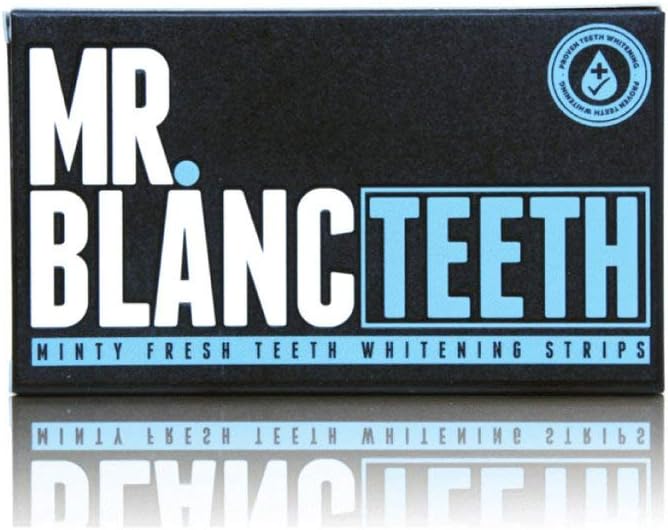 Mr. Blanc Teeth Teeth Whitening Strips 2 Week Supply Professional