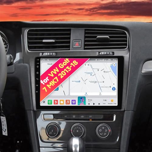 Android 14 Car Radio Stereo for 2013-2018 VW Golf 7 MK7, 10.17 Inch Touch Screen Head Unit Dash Kit with Wireless CarPlay Android Auto, GPS Navigation BT SWC WiFi 5G DSP